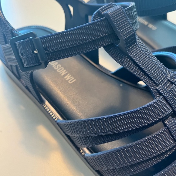 MELISSA / Jason Wu collab Possession Campana fisherman jelly sandal TEAL COBALT - Picture 7 of 11